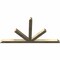 Ekena Millwork Saratoga Rough Sawn Timber Gable Bracket, Douglas Fir, 84"W x 45"H x 4"D x 4"F, 13/12 Pitch GBW084X45X0404SAR00RDF - alternate 3